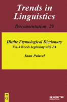 Puhvel Jaan. - Hittite Etymological Dictionary. Volume 8.pdf